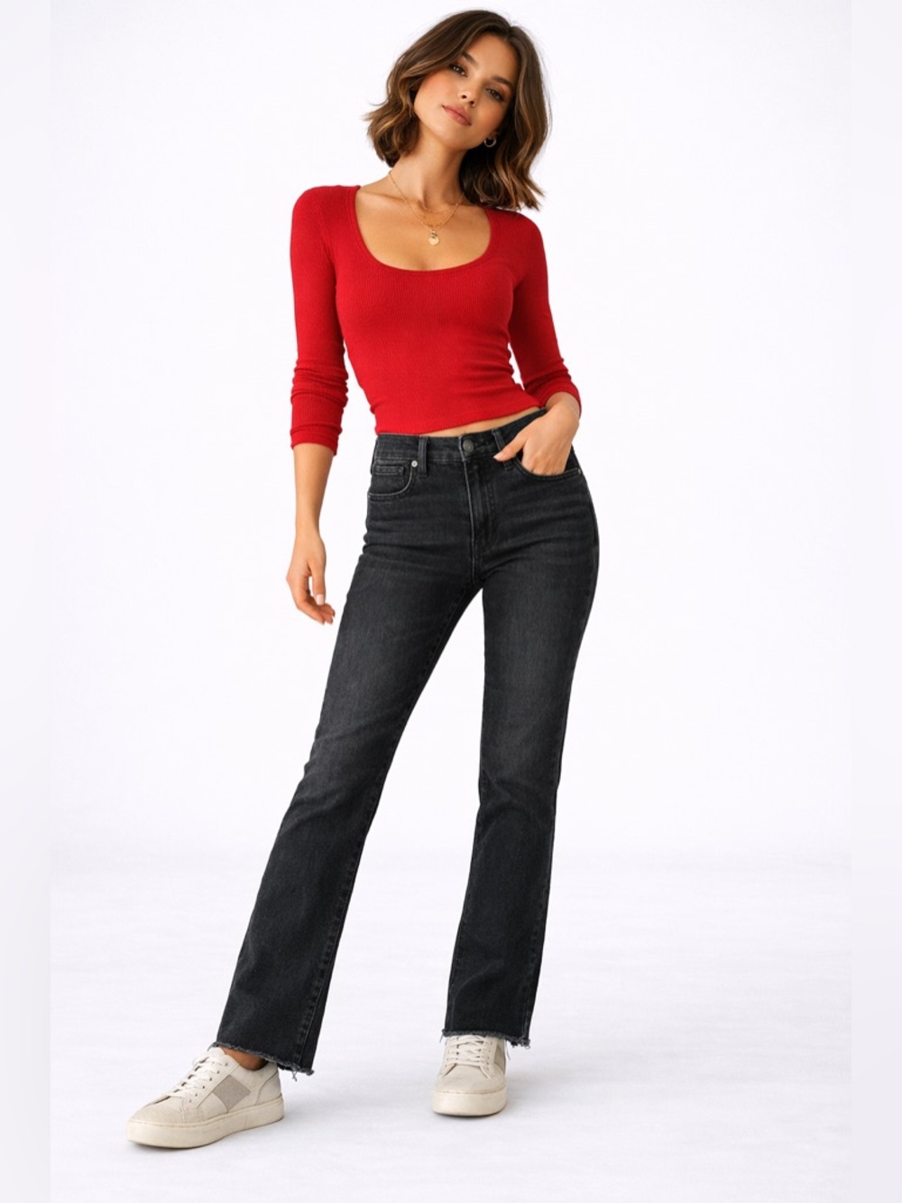 Levi’s 315 Shaping Bootcut Jeans Black Wash Mid Rise Stretch 32 Western Festival